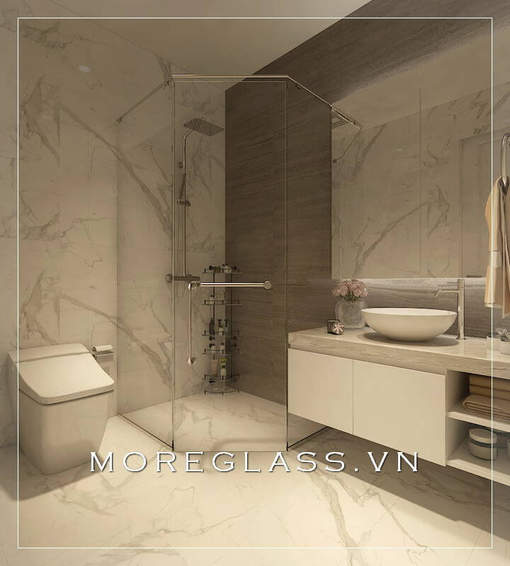 Mẫu vách kính tắm cao cấp